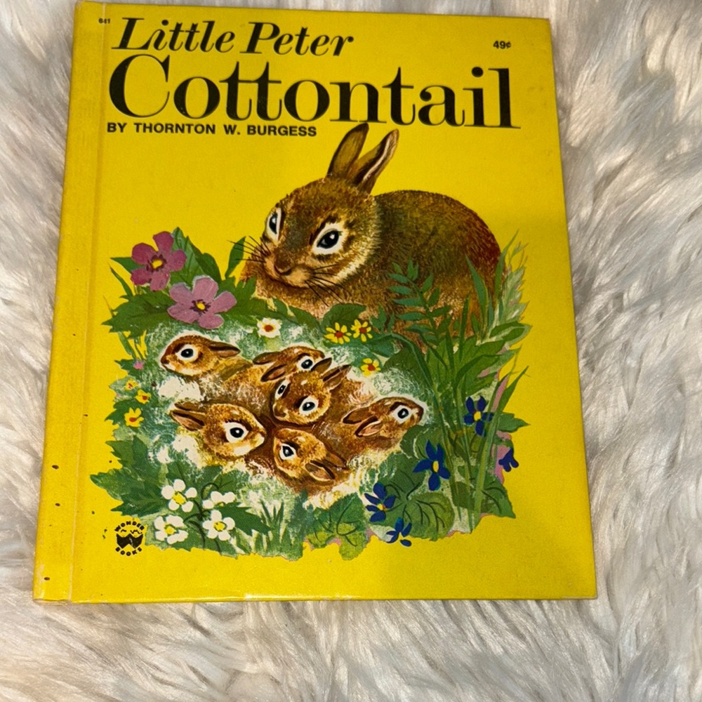 Little Peter Cottontail Book - Yellow Cover